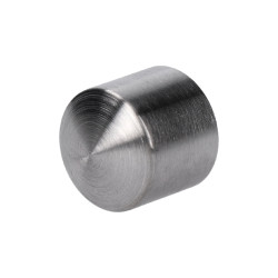 Ukončenie na trubku ø 12 mm, brúsená nerez AISI 304 Ukončenie na trubku ø 12 mm, brúsená nerez AISI 304